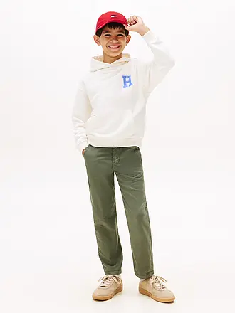 TOMMY HILFIGER | Jungen Sweater | weiss